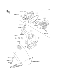 EJ650 Taillight unit ass`y