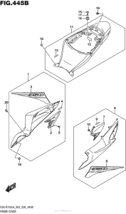 GSX-R750 Frame Cover (Ajp)