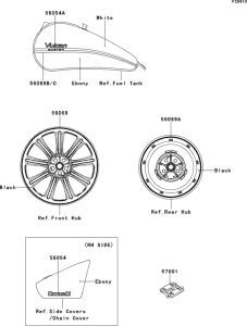 VN900 Decals(white / ebony)(cdfa)