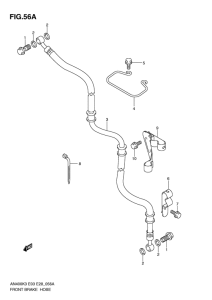 AN400 Передние тормозные трубки