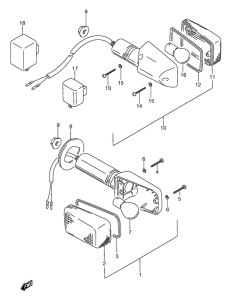 GSX750 Поворотники