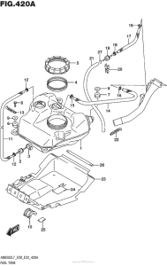AN650Z Топливный бак