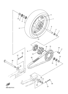 FZ6-SHG Переднее колесо