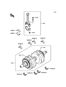 EJ800 Коленвал