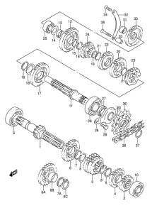 DR350 Трансмиссия
