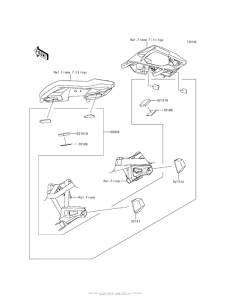 KLE650 Accessory (Bag Fitting Kit)