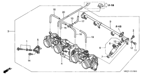CB1300S (ABS) Дроссель