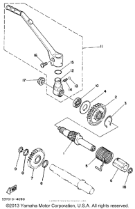 TY350S Стартер