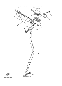 TT250R Maitre-cylindre av