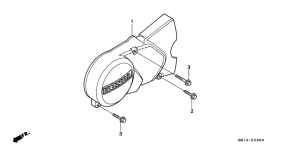 C50 Крышка картера левая