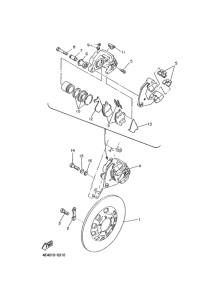 XS650 ﾌﾛﾝﾄﾌﾞﾚｰｷｷﾔﾘﾊﾟ