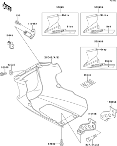EX500 Cowling lowers(1 / 2)