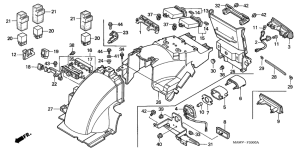 GL1500SE Заднее крыло