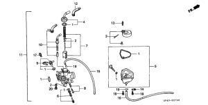 QR50 Carburetor assy