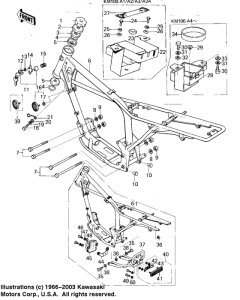 KM100 Frame / frame fittings