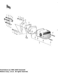 KZ750 Taillight unit ass`y