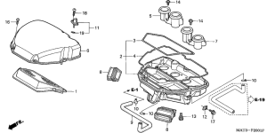 CBR1100XX Воздухоочиститель