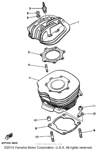 YZ490U Цилиндры