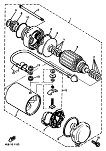 XJ600 Стартер