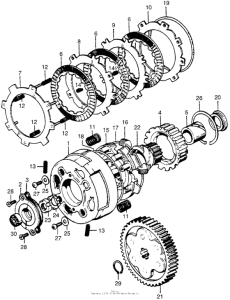 CT90 Сцепление