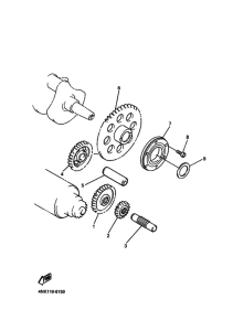 XVZ13TFS Муфта стартера