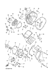 YZF-R1 Крышка картера двигателя