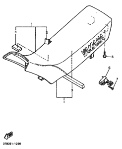 XT600E Пружина