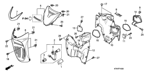 SH300 Front cover shutter