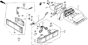 GL1200I License light