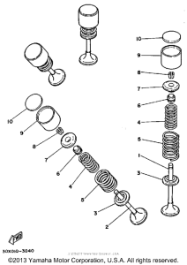 SRX250T Клапана