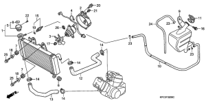 XL125V Радиатор