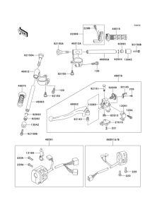 ZX900 Руль
