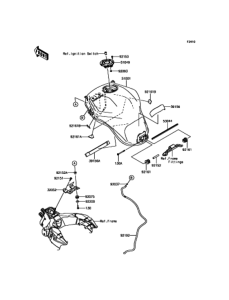 KLZ1000 Топливный бак
