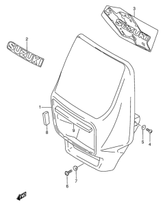 DR650 Фара головного света