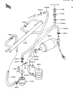 KZ1100 Топливный насос