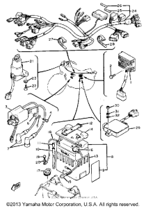 XS650G Электрика