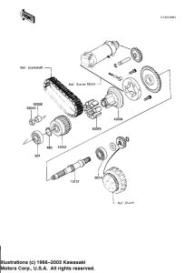 KZ1100 Промежуточный вал