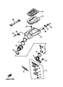 TY250Z Впускная система