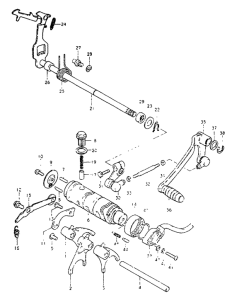 GS550 Переключение передач