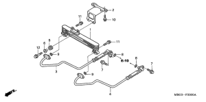 VFR800 Масляный радиатор