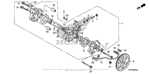 XR650L Масляный насос