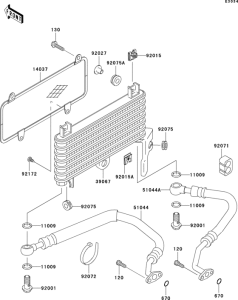 ZX600 Масляный картер