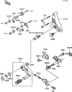 ZG1000 Механизм переключения передач
