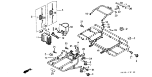 ATC250ES Багажник