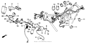 XL250R Wire harness + coil 82-83