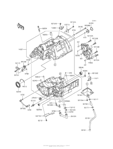 EX650 Картер двигателя