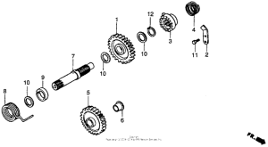 CR250R Кик стартер