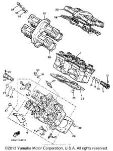 XVZ13UC Головка цилиндров