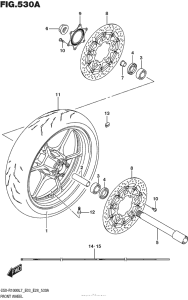 GSX-R1000 Переднее колесо