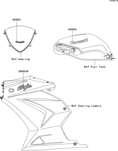 EX250 Decals(s.red)(j9f)